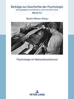 cover image of Psychologie im Nationalsozialismus
